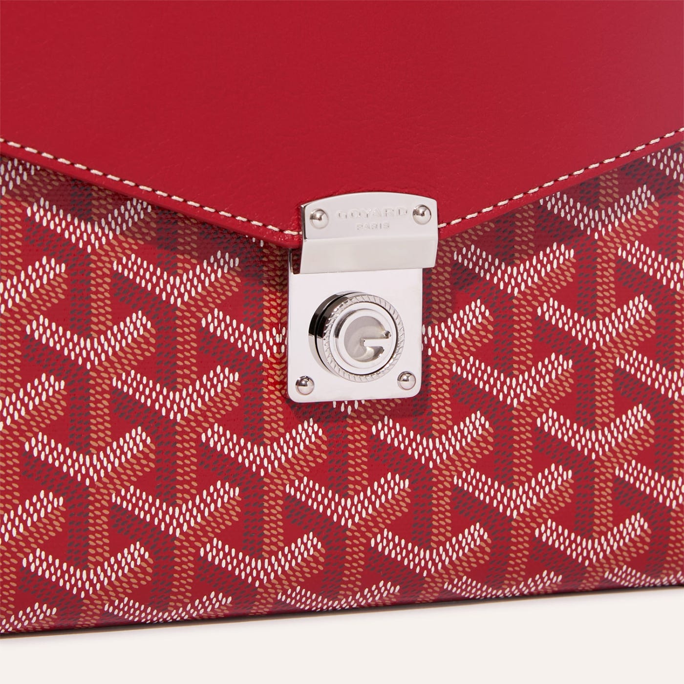 Goyard Chypre Wallet-Pouch Red - Image 6
